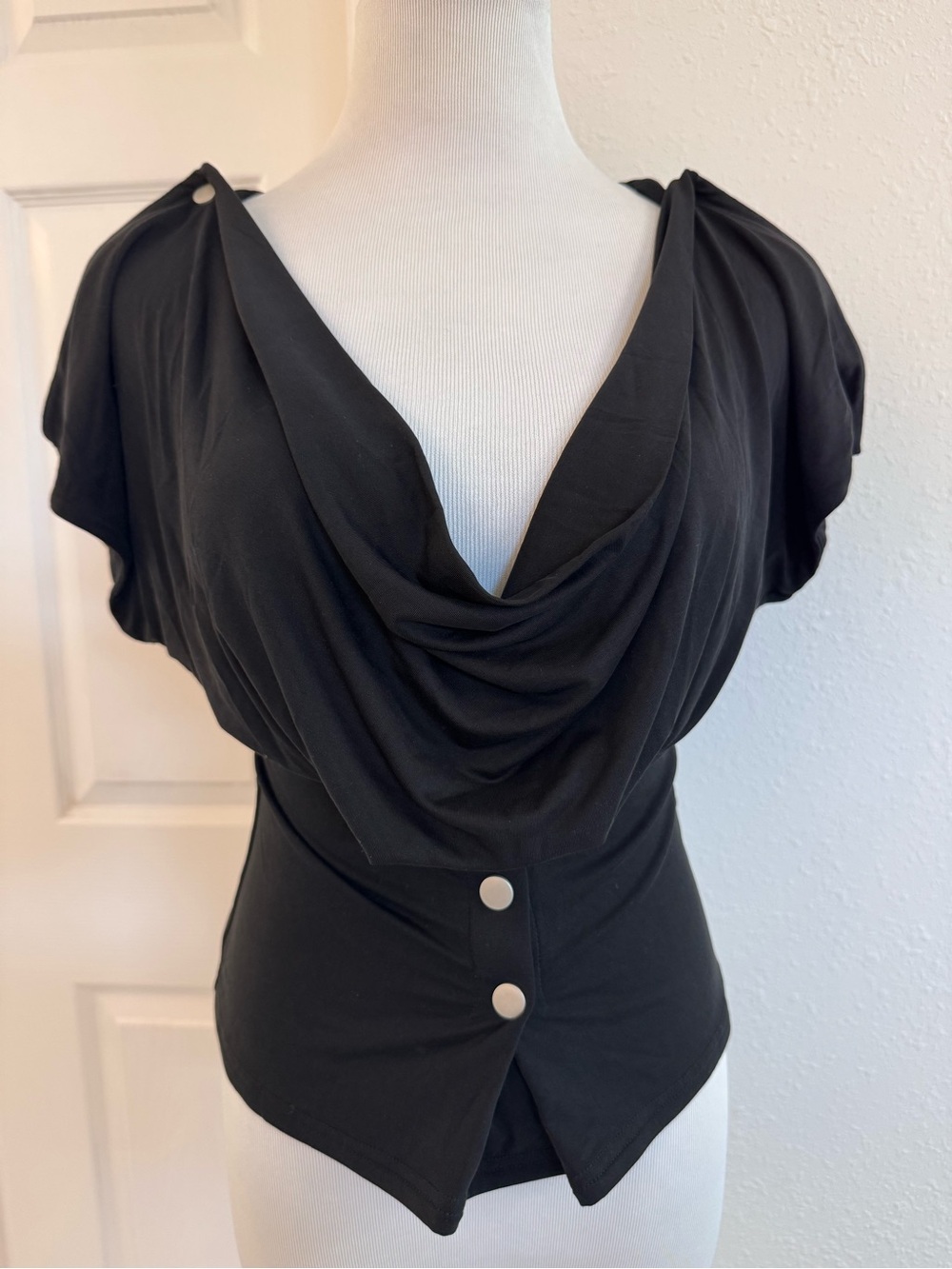With Jean SIENNA TOP | BLACK M - Picture 3 of 11